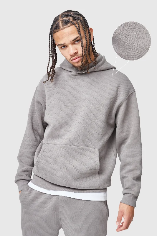 DENARO HOOD - GREY