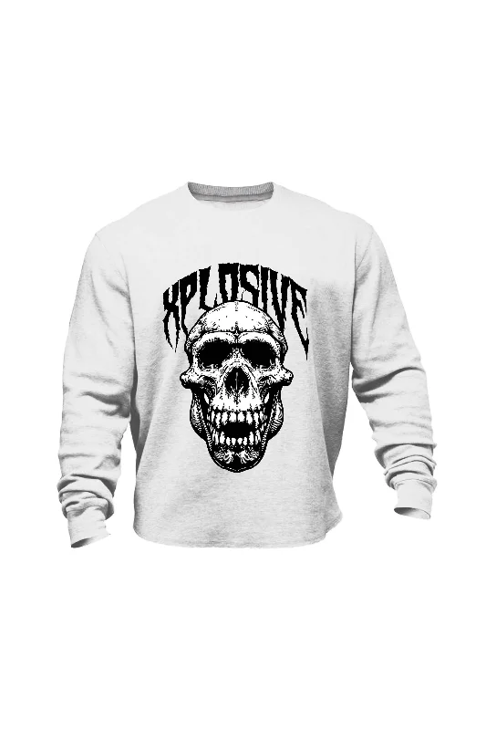 XAPE Skull V1 Sweatshirt - White