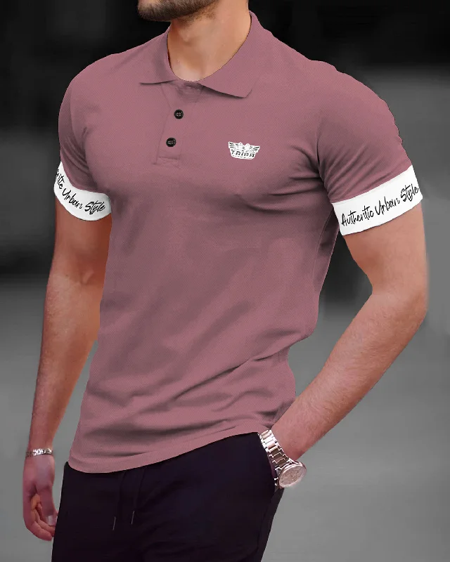 Pink Colour Polo T-shirt