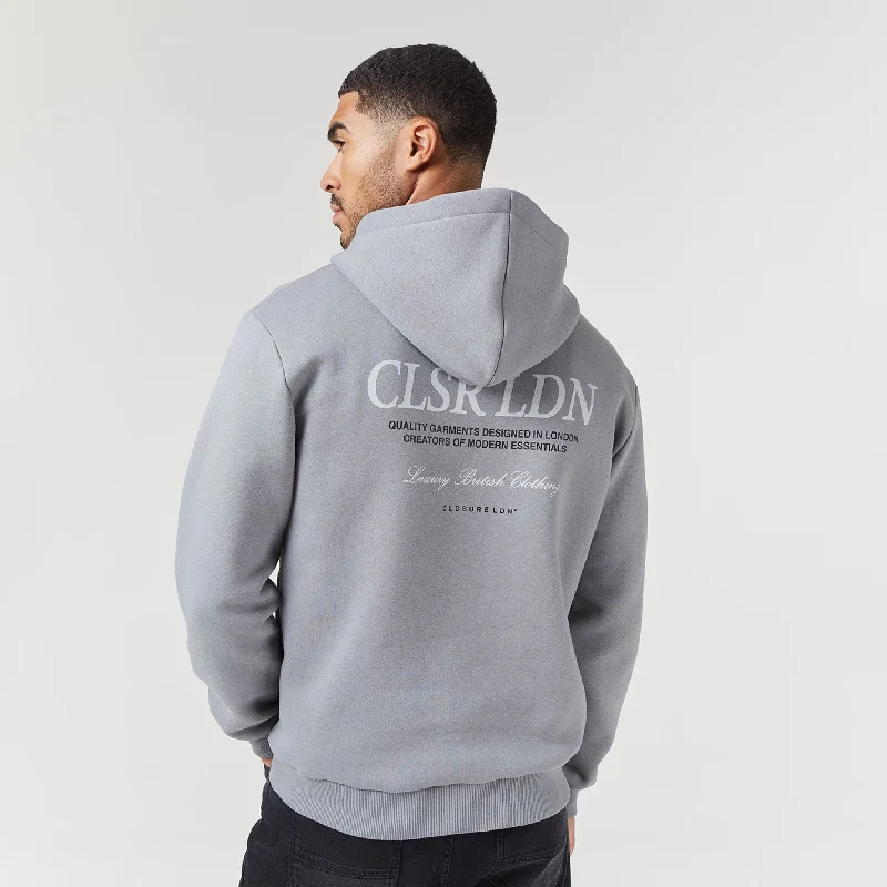 CLSR LDN Luxe Hoodie | Mid Grey