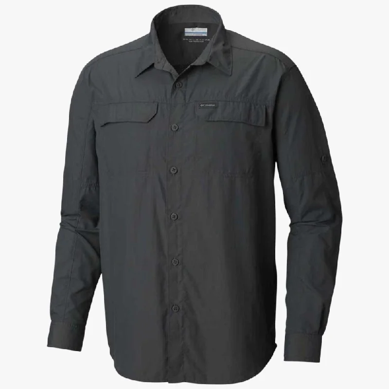 Columbia Mens Silver Ridge 2.0 Long Sleeve Tech Shirt Grill