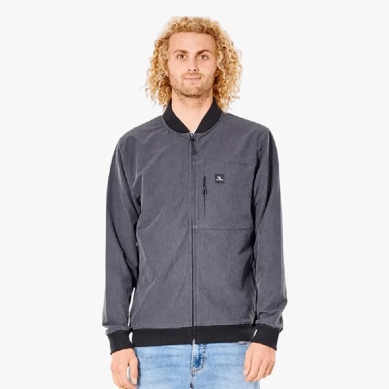 Ripcurl Mens Anti Serires Elite Crew Jacket Black