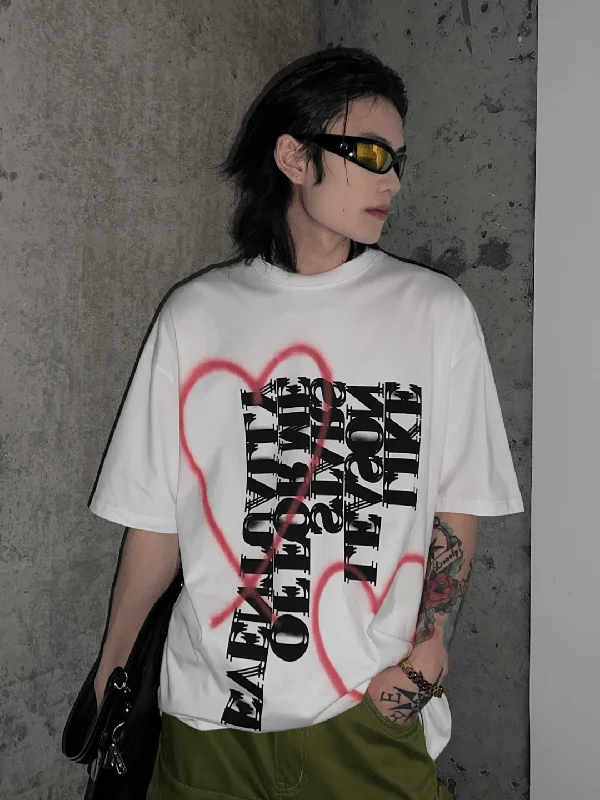 [SOULWORKER] loose creative hip-hop t-shirt na1272