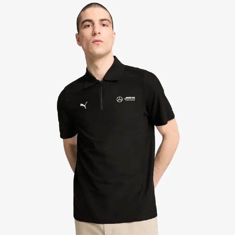 Puma Mens Mapf1 Short Sleeve Polo Golfer Black