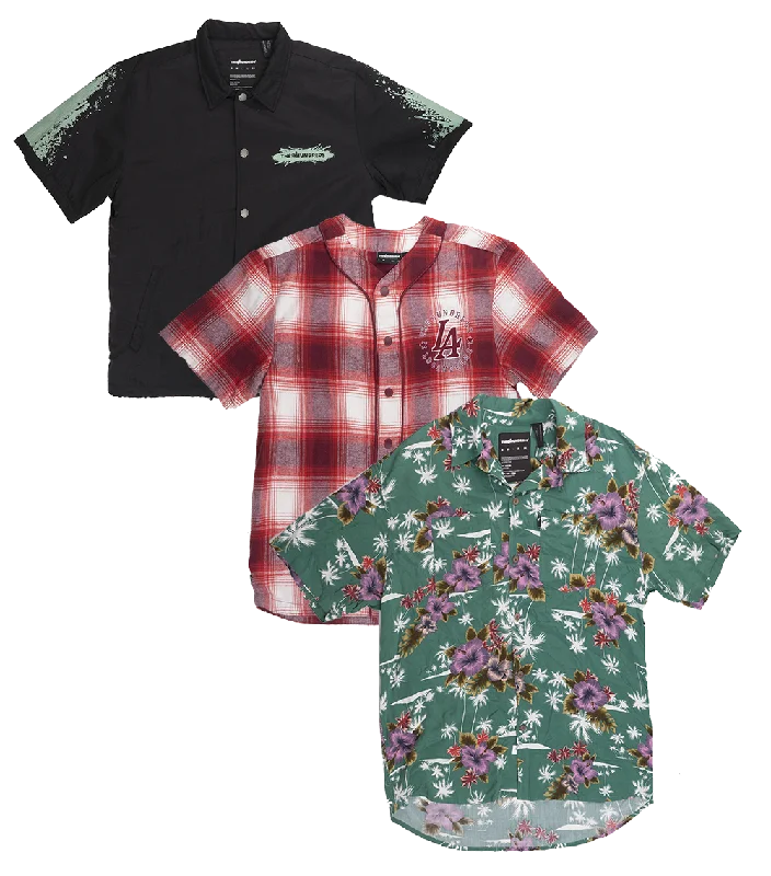 THE HUNDREDS ASSORTED S/S BUTTON DOWNS - 100SBD09