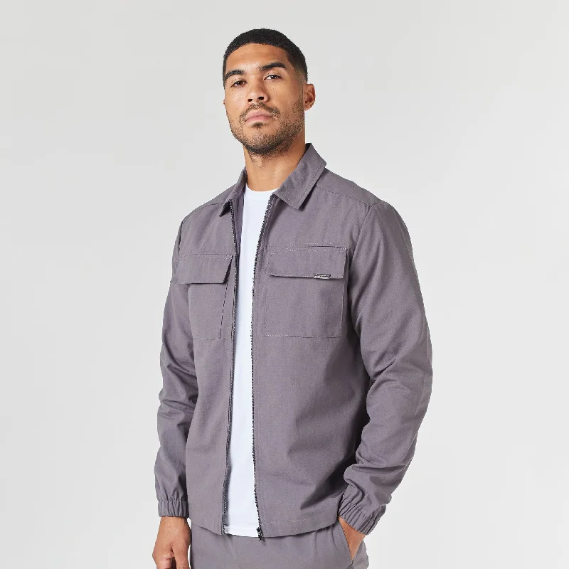 Smart Utility Overshirt | Charcoal