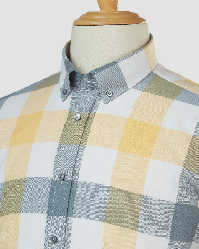 Blueberry Cheesecake Brushed Checked Shirt