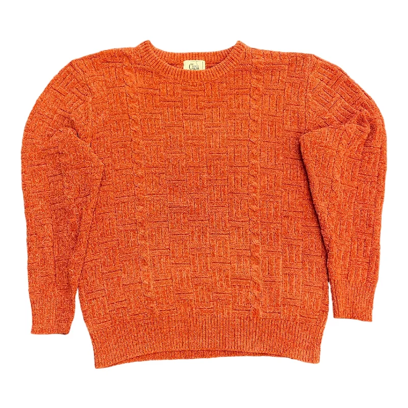 CIGAR COUTURE: Chenille Crew Neck Sweater SC-440