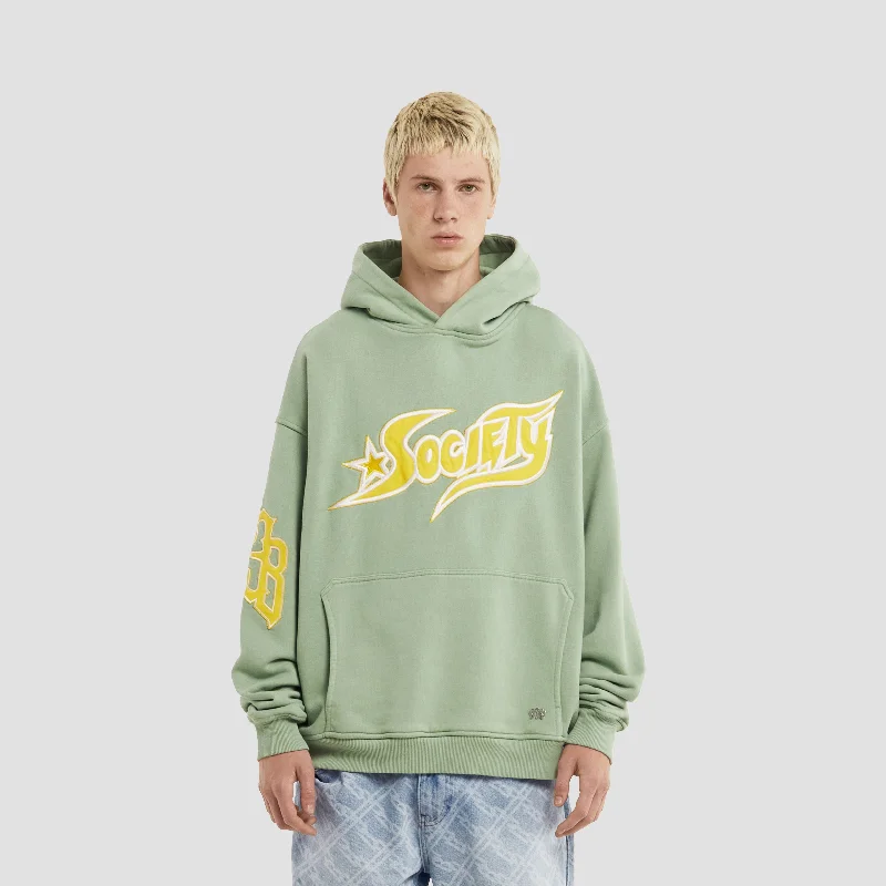 SOCIETY HOODIE GREEN