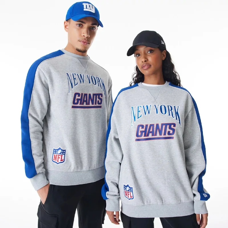 New York Giants NFL Graphic Grey Crew Neck Sweater