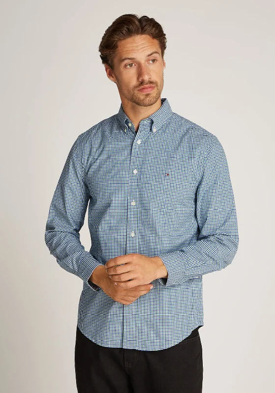 Tommy Hilfiger Flex Gingham Check Shirt, Nouveau Green Multi