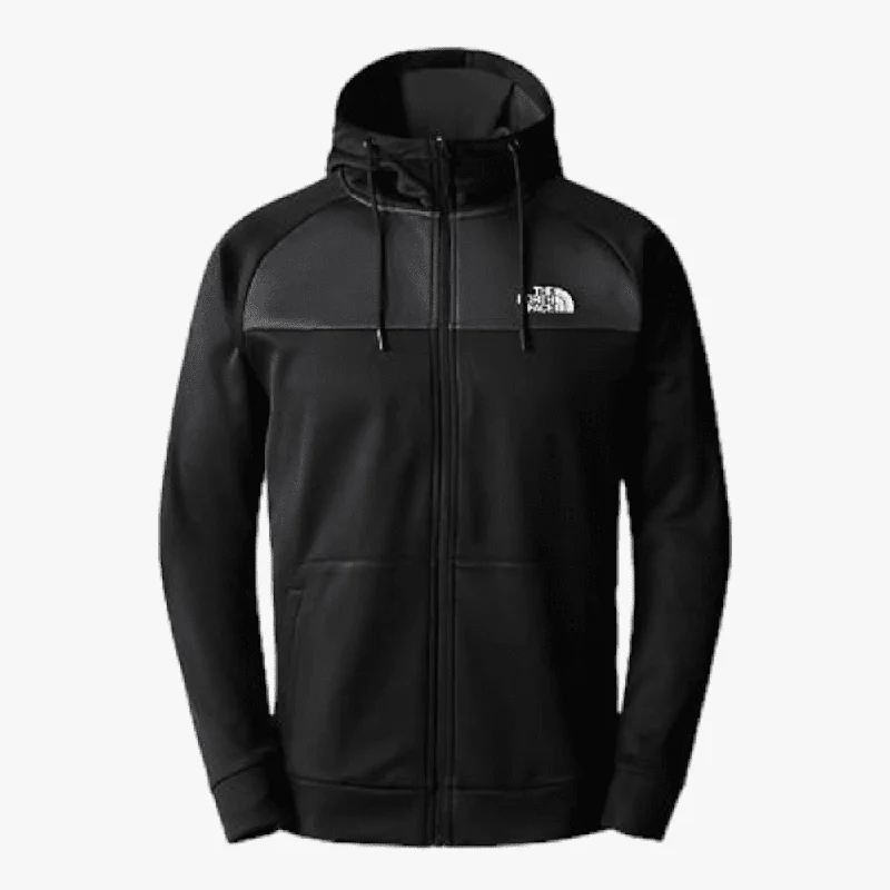 The North Face Reaxion Fleece F/Z Hoodie Black Asphalt Grey