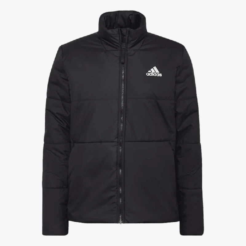 adidas Mens 3 Stripes Insulated Jacket Black