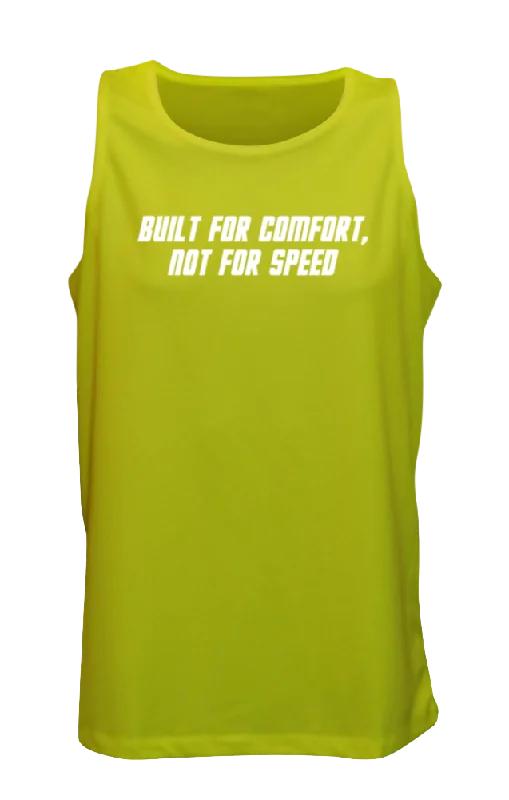 Men's Reflective Tank - Comfort Not Speed