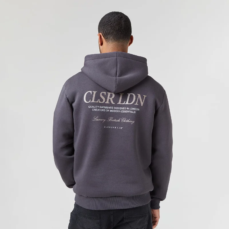 CLSR LDN Luxe Hoodie | Charcoal