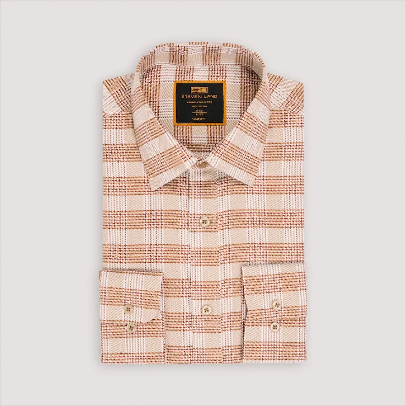 The Parc Dress Shirt | Classic Collar | Adjustable Rounded Barrel Cuff | 100% Cotton