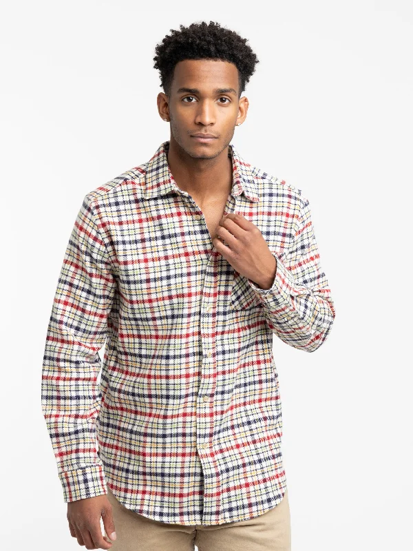 White/Red Check Ace Shirt