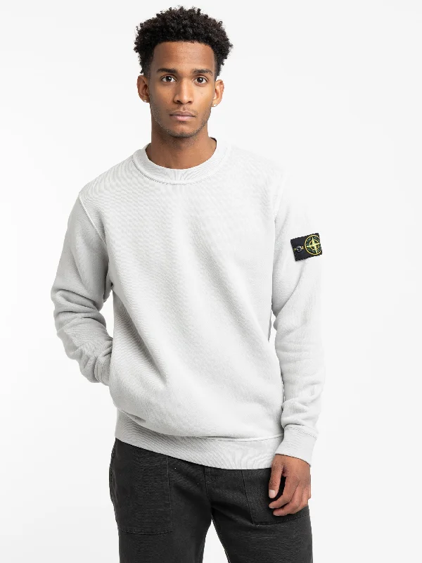 Grey Heavy Cotton Jersey Sweatshirt