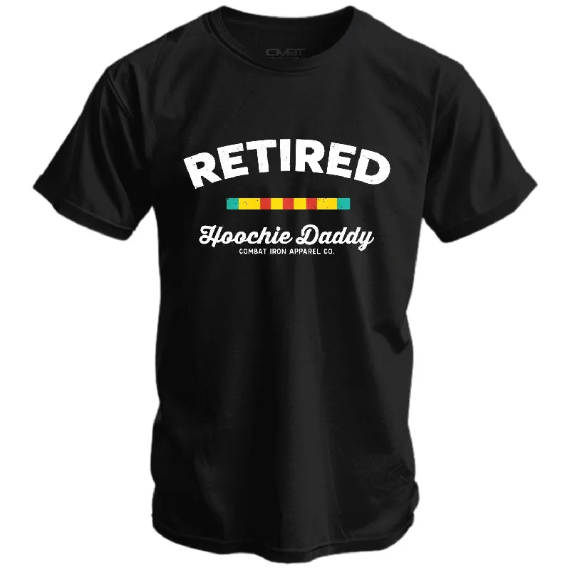 Retired Hoochie Daddy Veteran Ribbons Men's T-Shirt