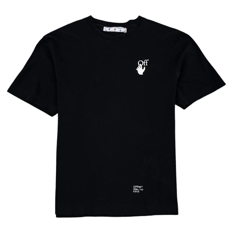 Men's Caravaggio Arrow Logo T-Shirt Black Size M