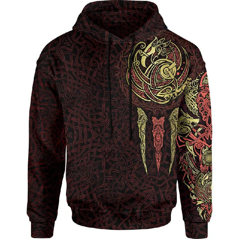 War Raven Pullover Hoodie