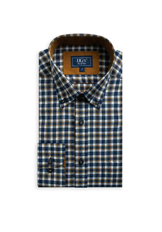 Daniel Grahame Check Shirt, Navy