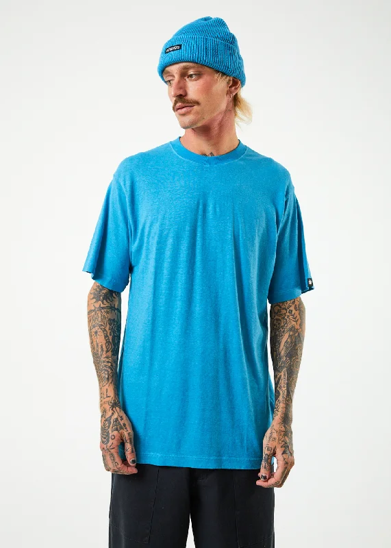 AFENDS Mens Classic - Retro Tee - Dark Teal