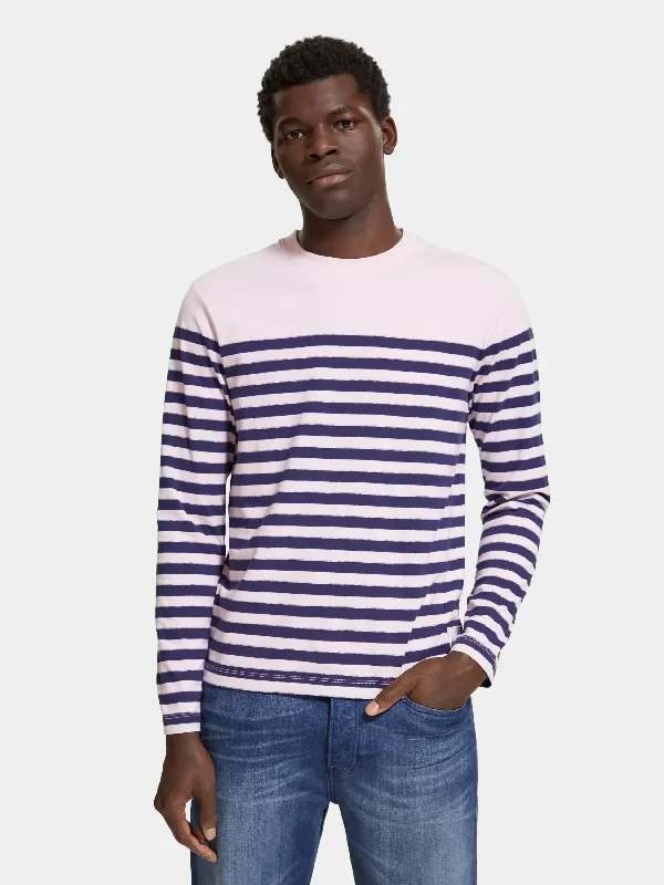 Breton striped long sleeved t-shirt