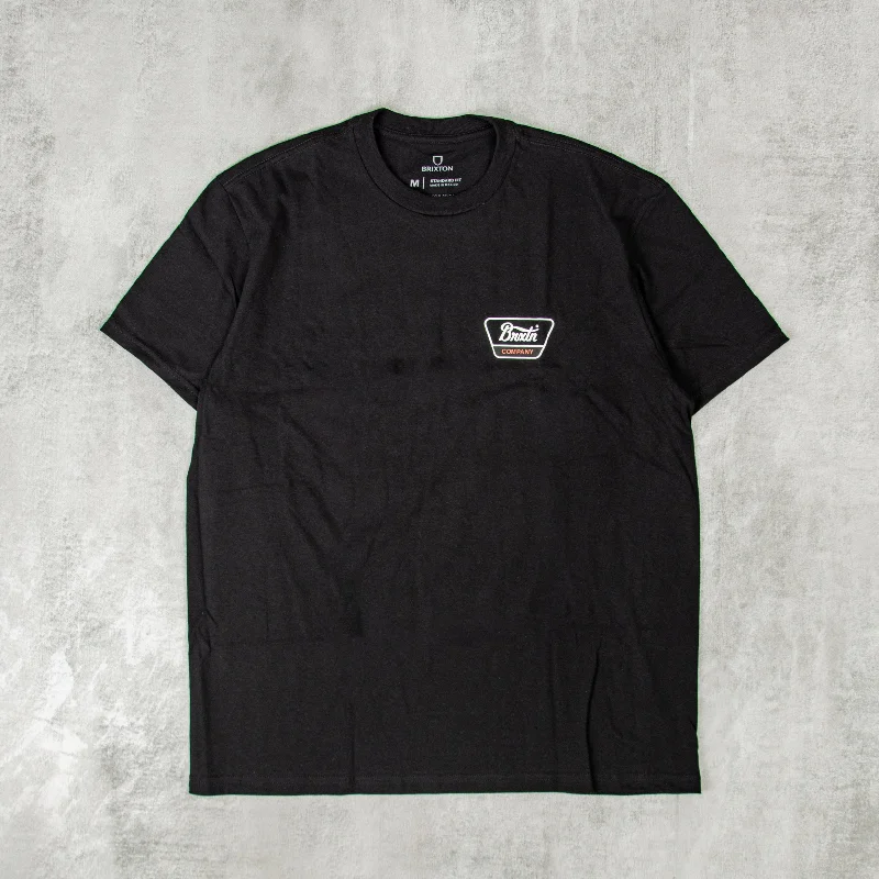 Brixton Linwood Standard Tee - Black / Orange White