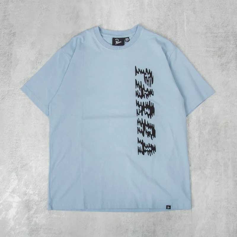 By Parra Wave Block Tremors Tee - Dusty Blue