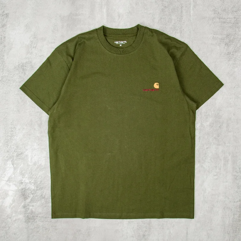 Carhartt WIP American Script S/S Tee - Tarragon