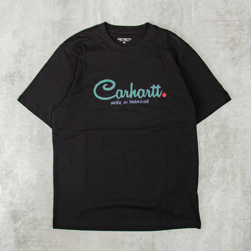 Carhartt WIP Paradise Script Tee - Black