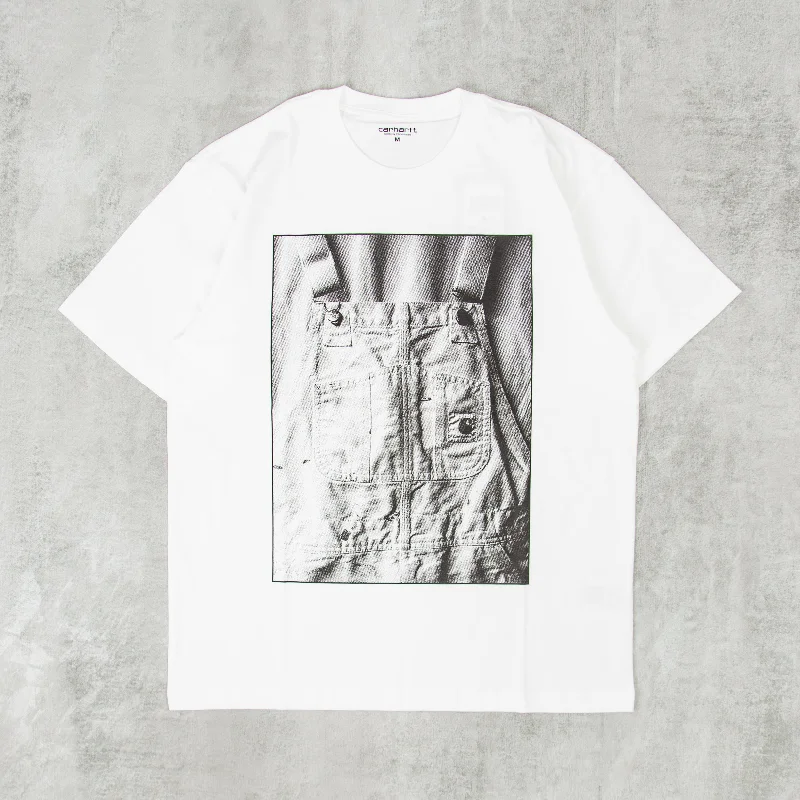 Carhartt WIP Bib Overall S/S Tee - White