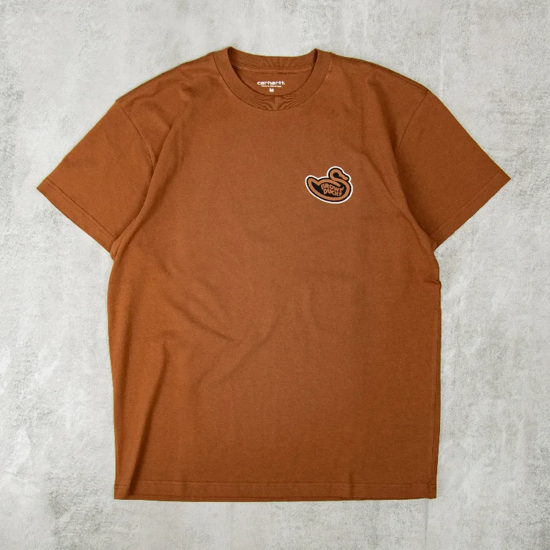 Carhartt WIP Brown Ducks Tee - Hamilton Brown