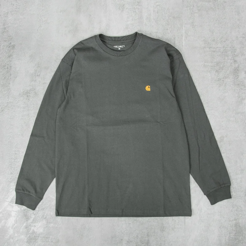 Carhartt WIP Chase L/S Tee - Jura / Gold