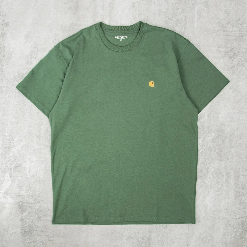 Carhartt WIP Chase S/S Tee - Duck Green / Gold