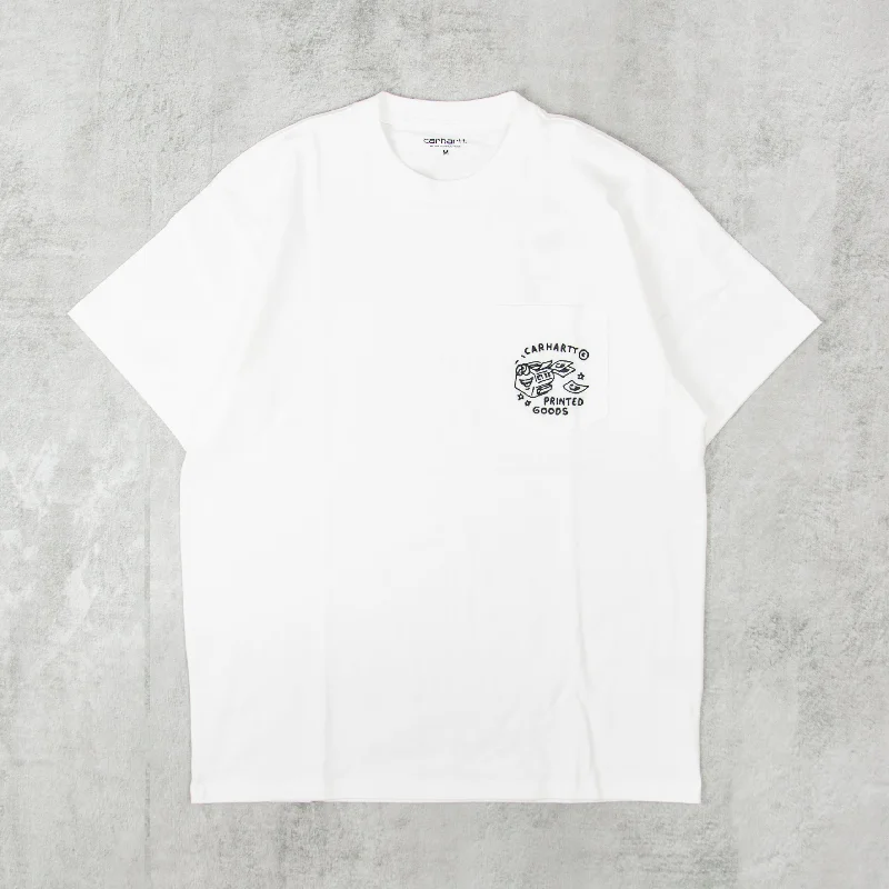 Carhartt WIP Fragments Pocket Tee - White /  Black