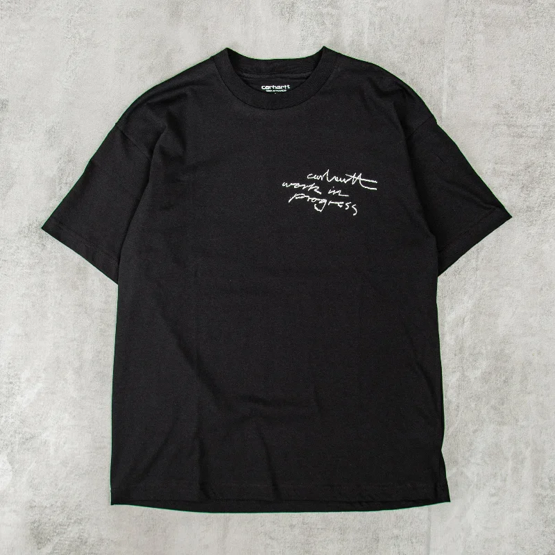 Carhartt WIP Pencil Tee - Black / White