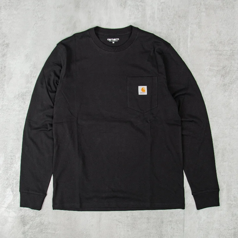 Carhartt WIP Pocket L/S Tee - Black