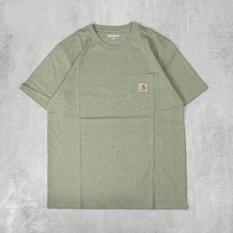 Carhartt WIP Pocket S/S Tee - Yucca Heather