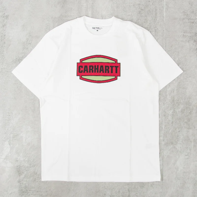 Carhartt WIP Press Script S/S Tee - White