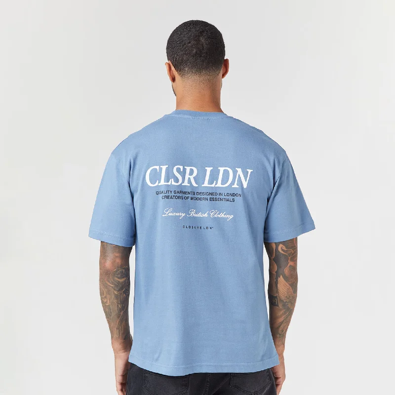 CLSR LDN Luxe T-Shirt | Steel Blue