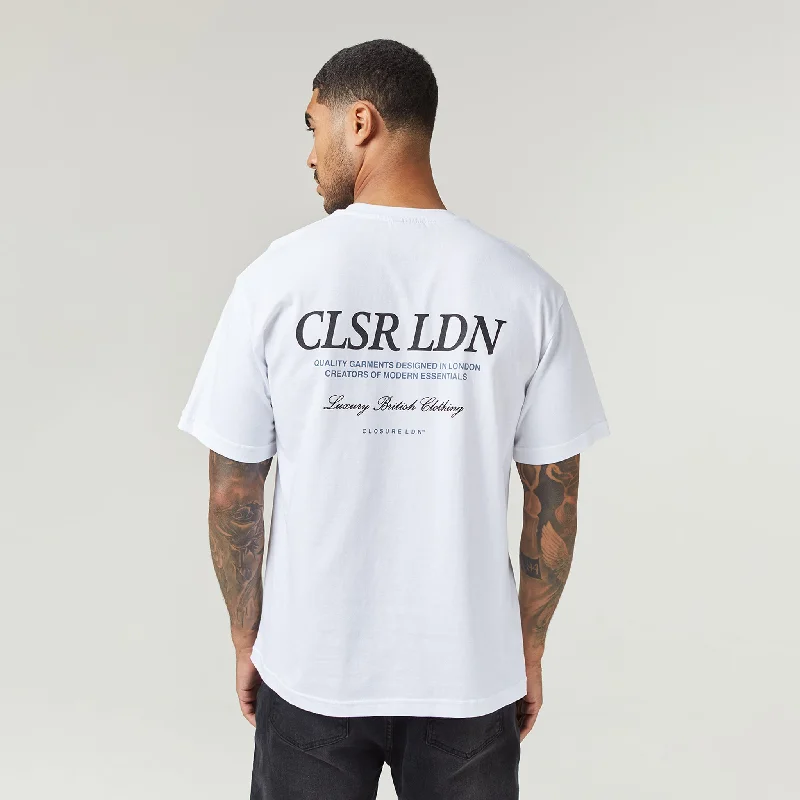 CLSR LDN Luxe T-Shirt | White