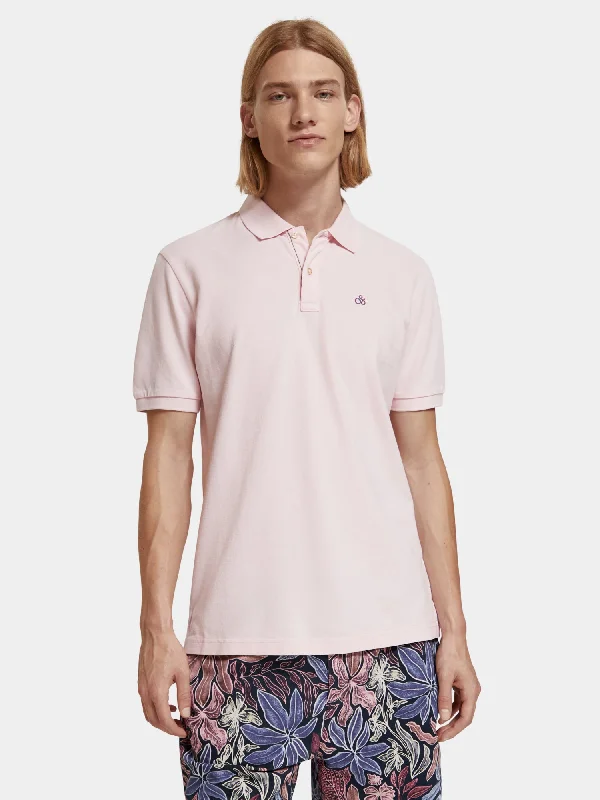 Cotton pique polo shirt