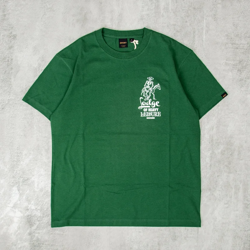 Deus ex Machina Boscombe Address Tee - Hillside Green