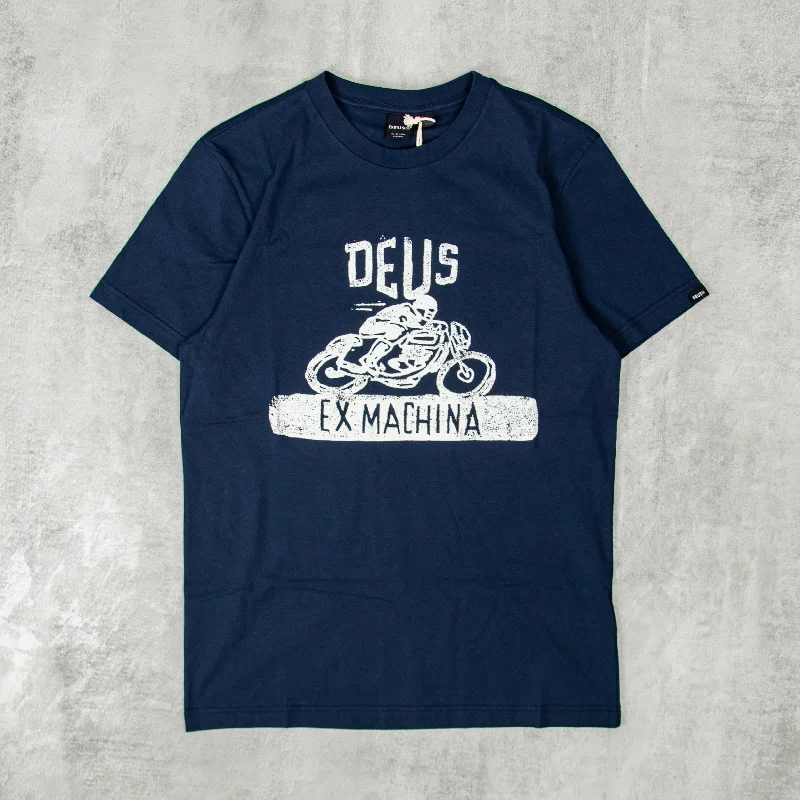 Deus ex Machina Old Turps Tee - Navy