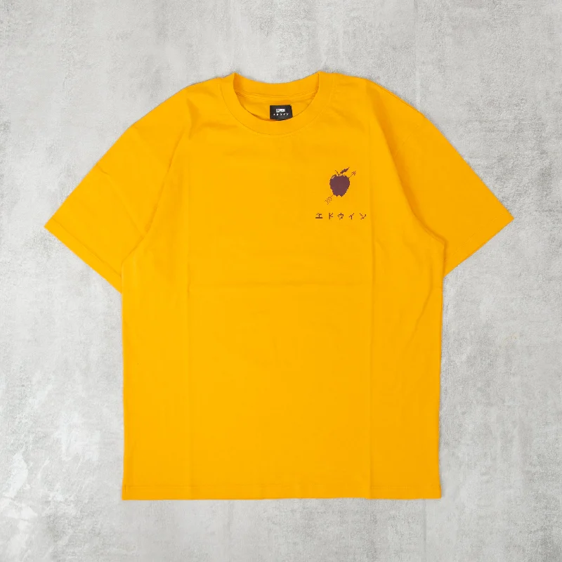 Edwin Apple 666 Tee - Golden Yellow