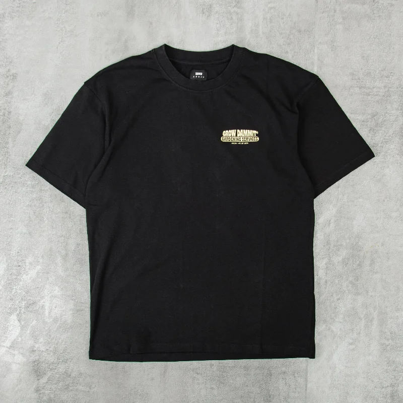 Edwin Gardening Services S/S Tee - Black