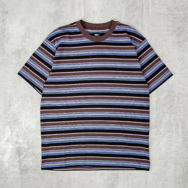 Edwin Quarter S/S Tee - Brown / Black