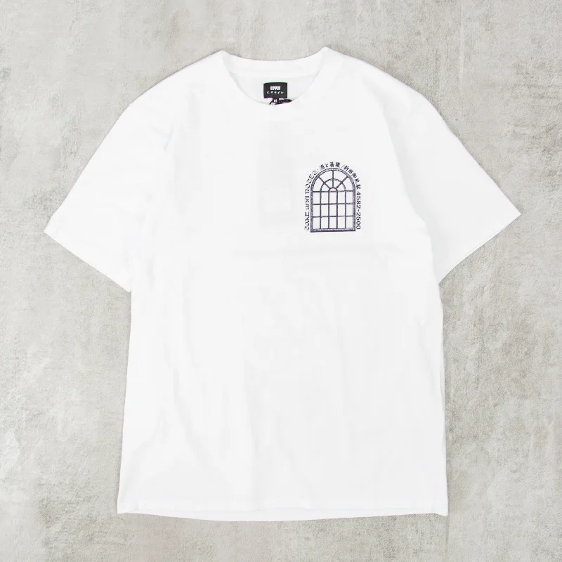 Edwin Sake and Roses S/S Tee - White